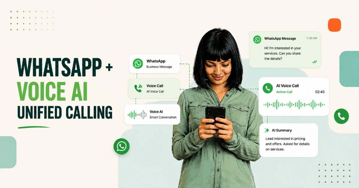 WhatsApp + Voice AI: Closing India's Missed-Call Gap with One Number